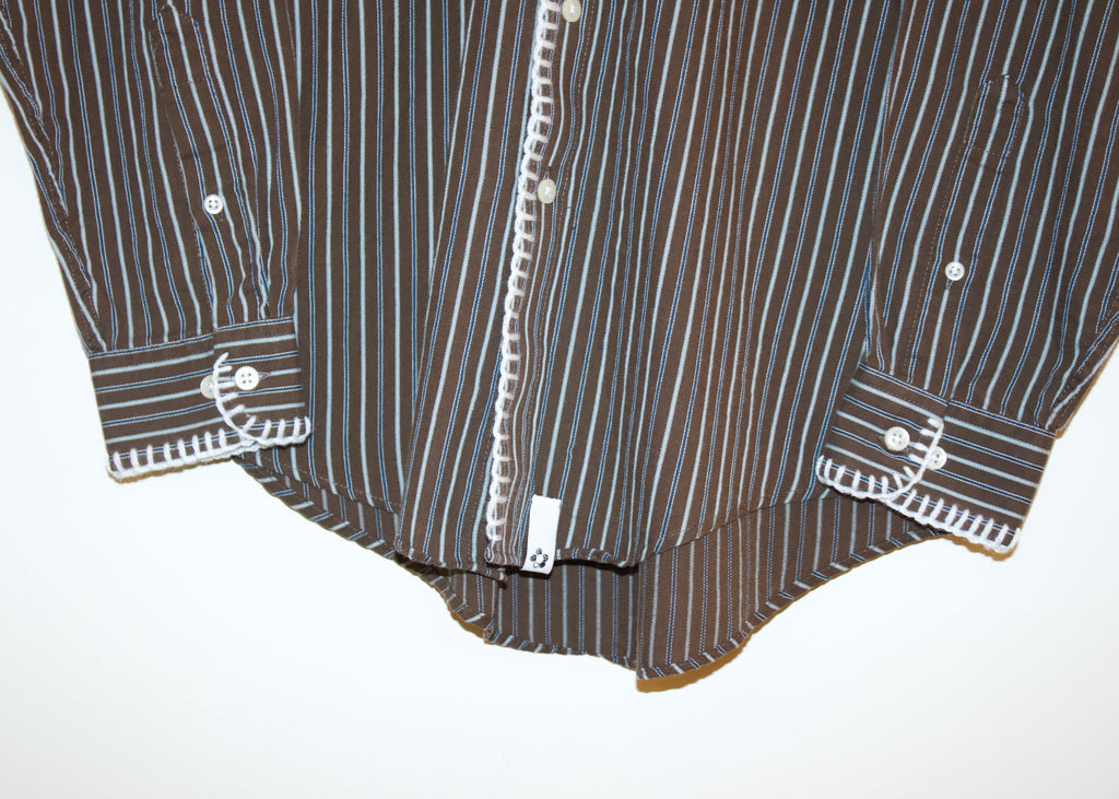 reworked dress shirt, M