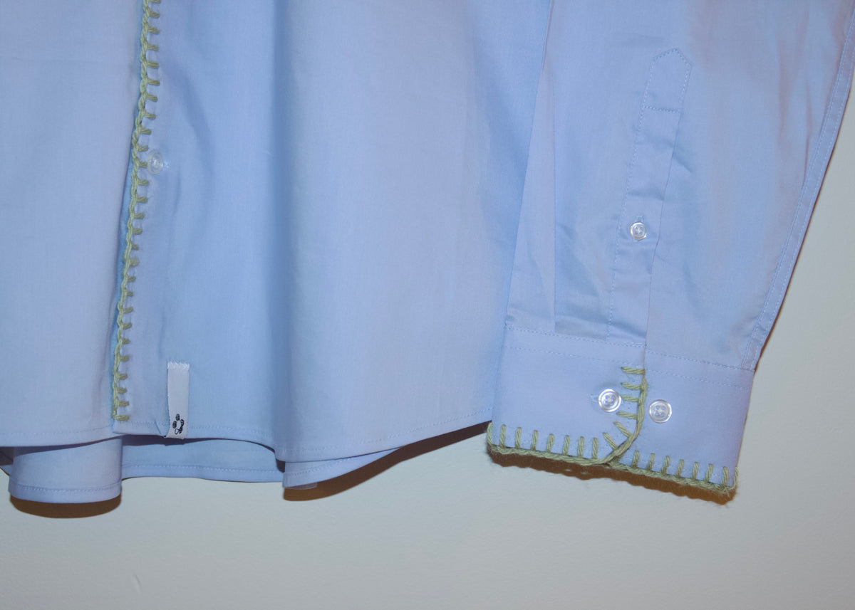 reworked dress shirt, L