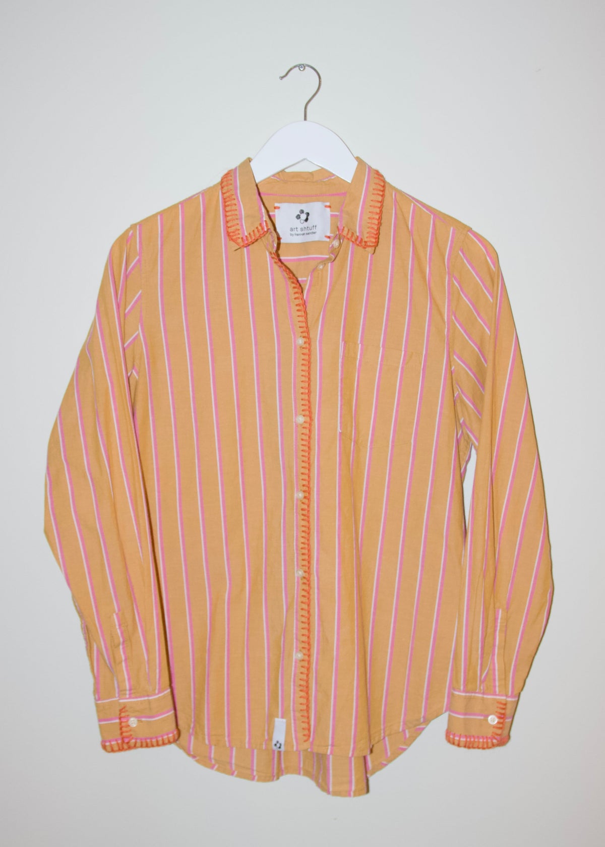 reworked dress shirt, S