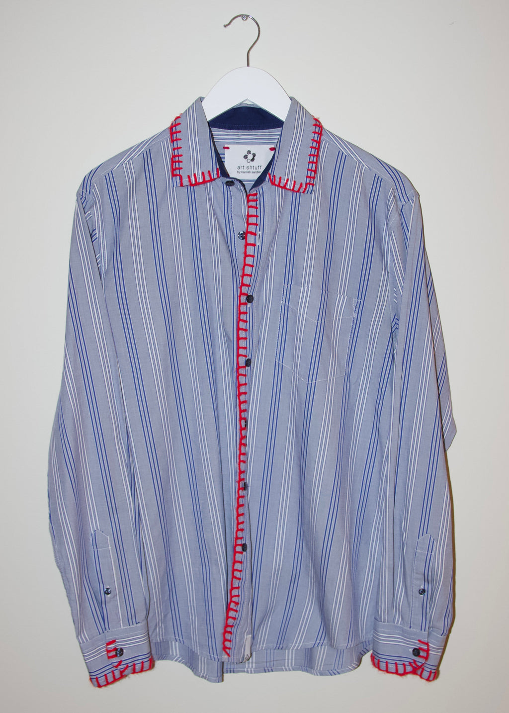 reworked dress shirt, M