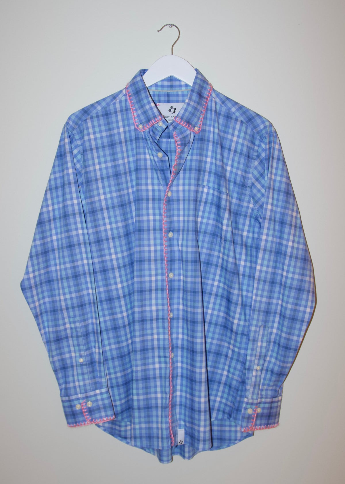 reworked dress shirt, L