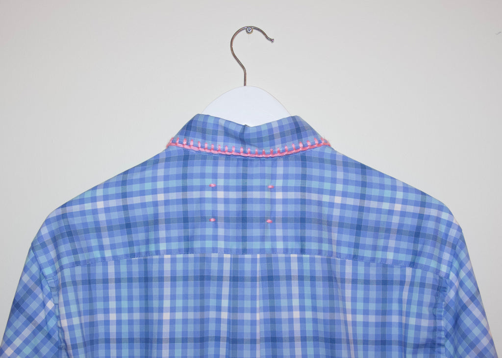 reworked dress shirt, L
