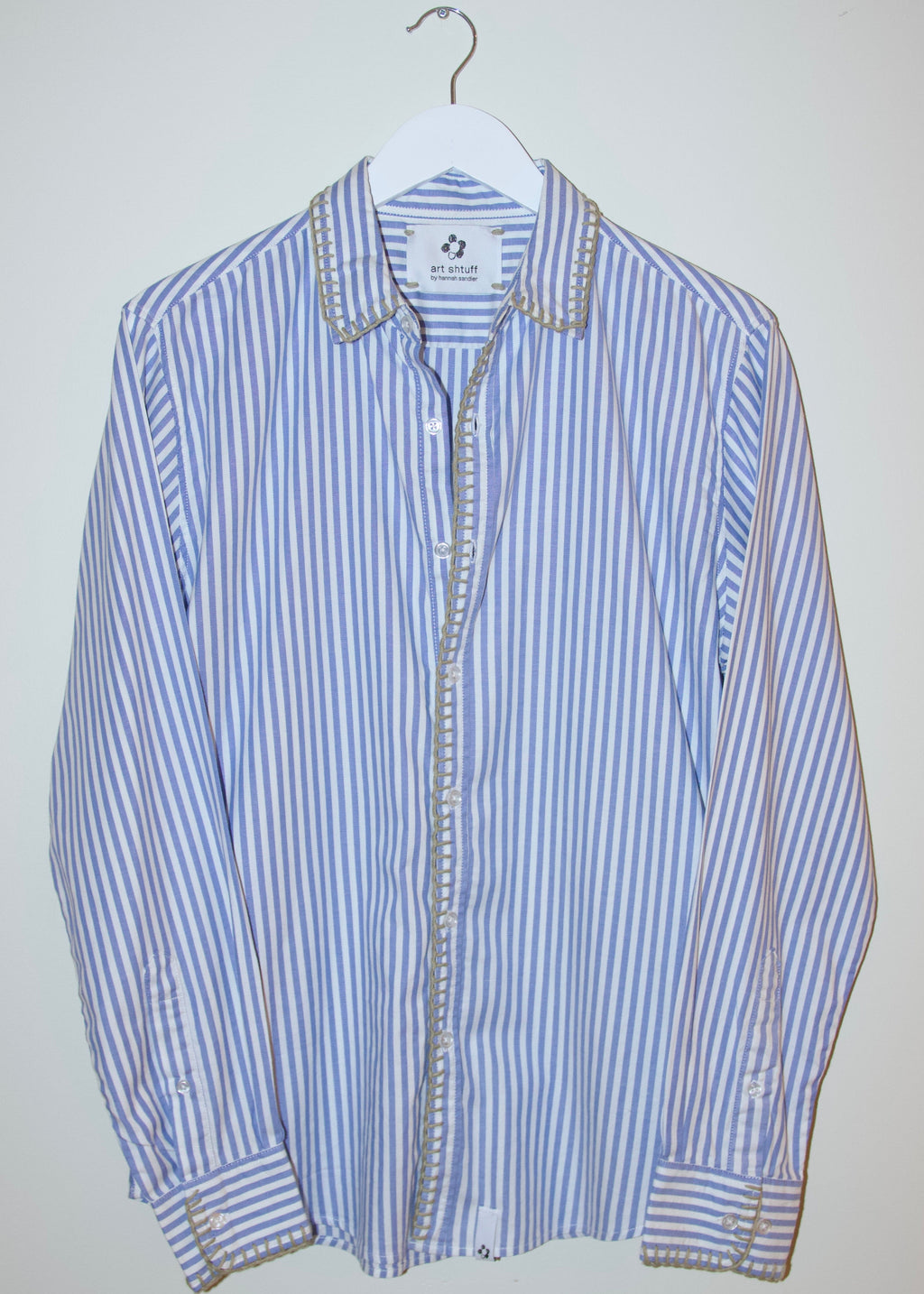 reworked dress shirt, M
