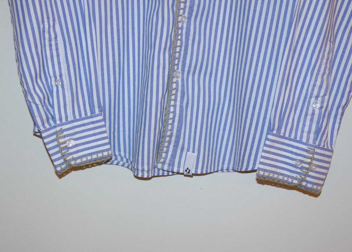 reworked dress shirt, M