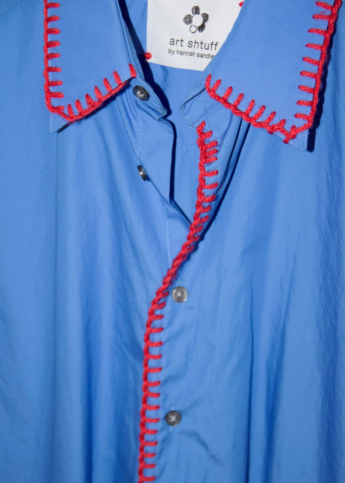 reworked dress shirt, L