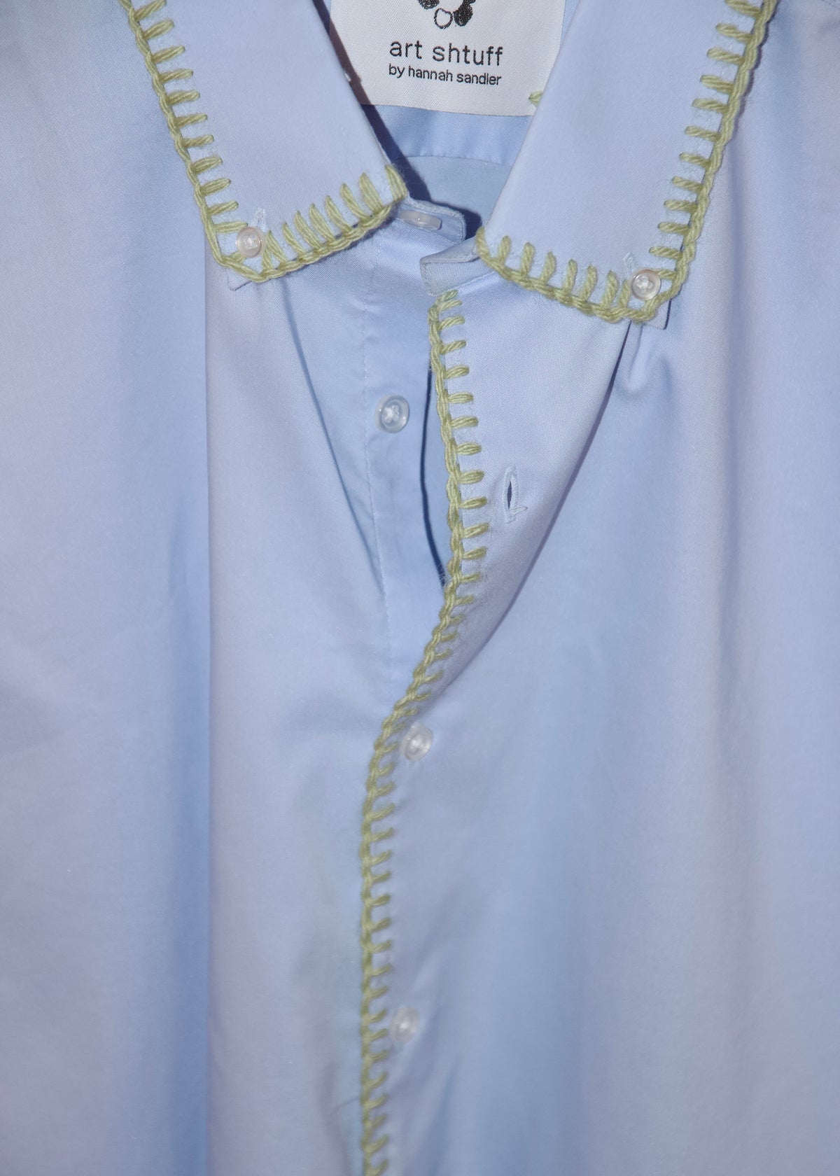 reworked dress shirt, L