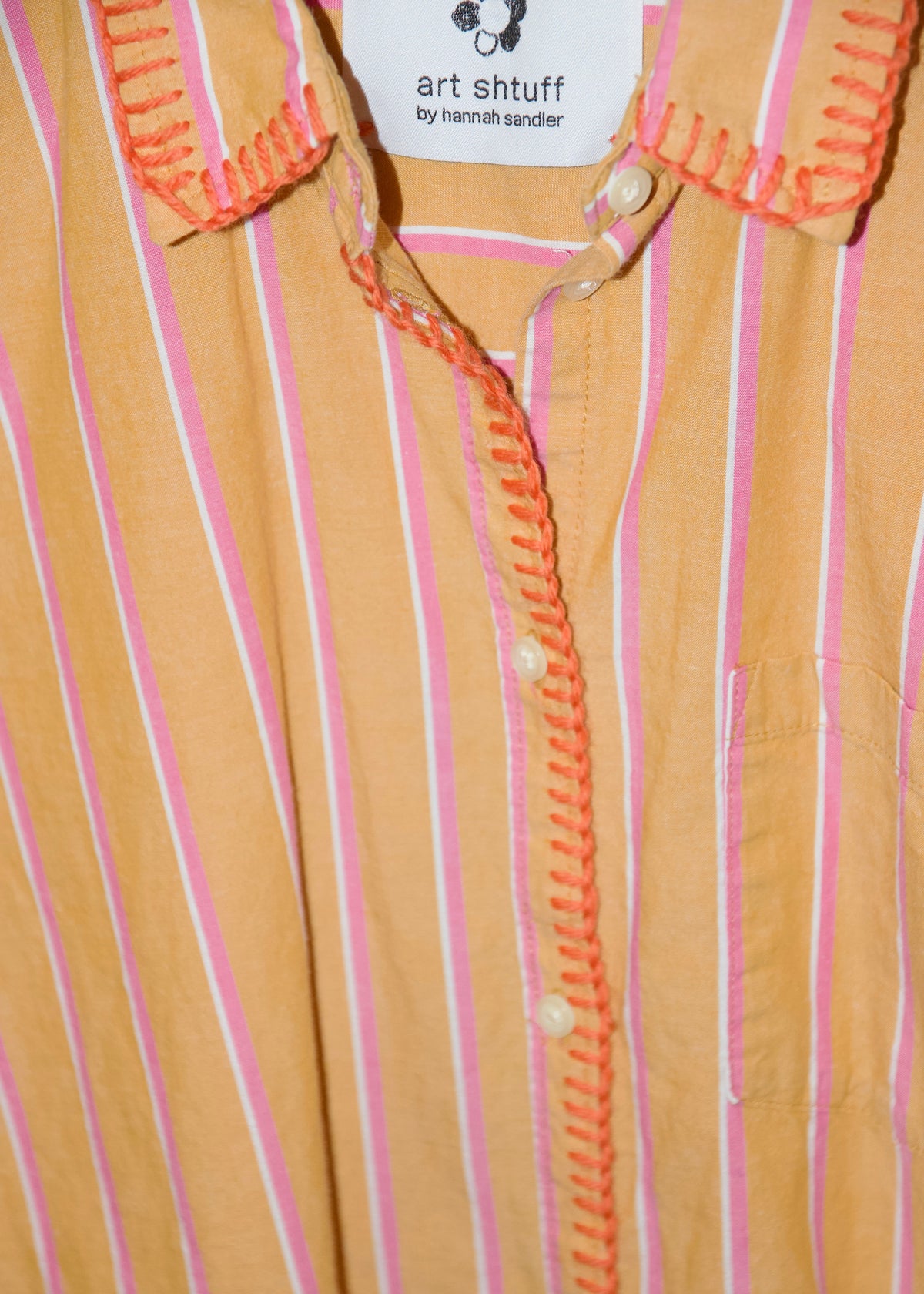 reworked dress shirt, S