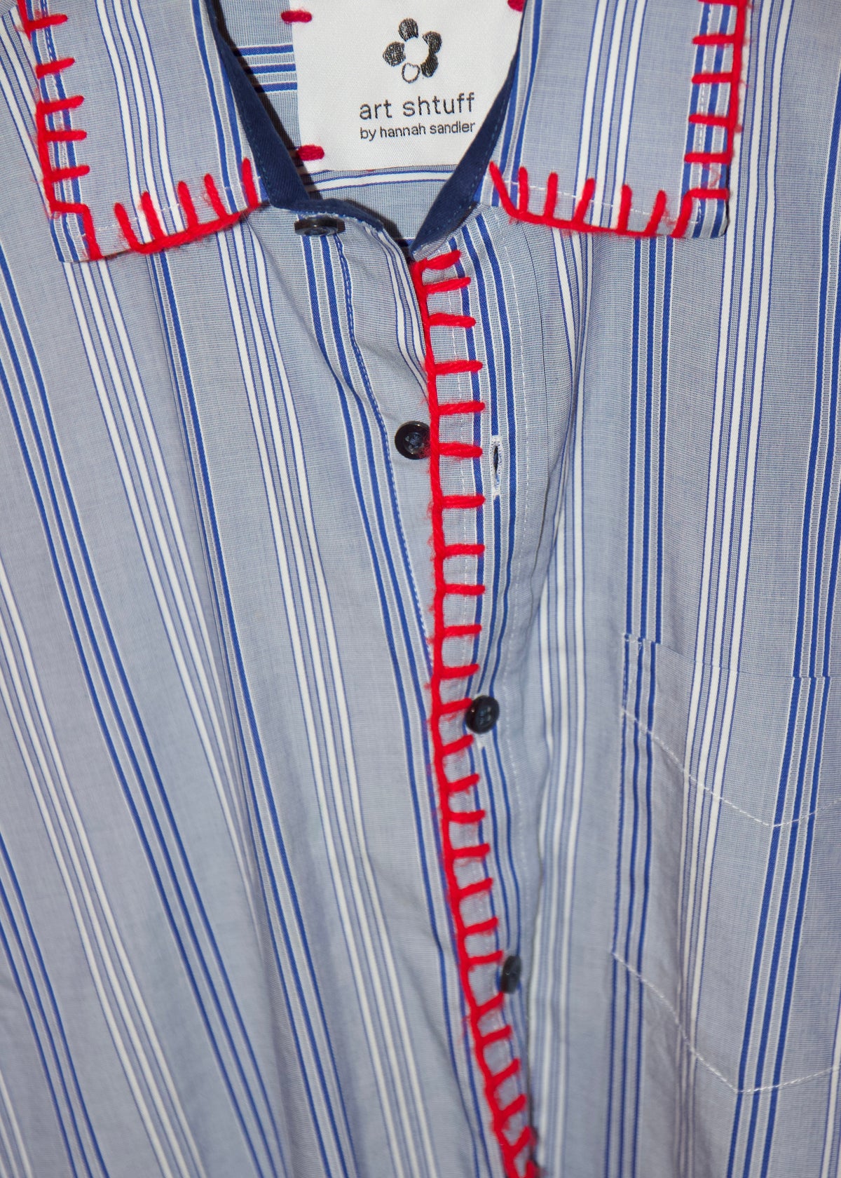 reworked dress shirt, M
