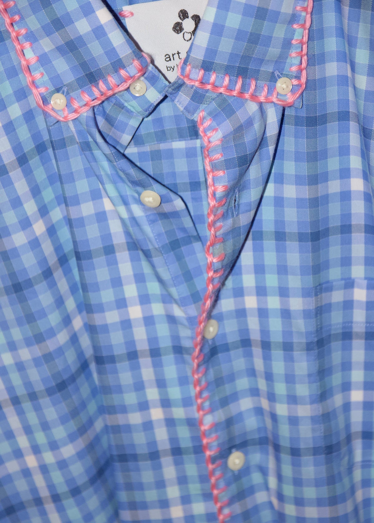 reworked dress shirt, L