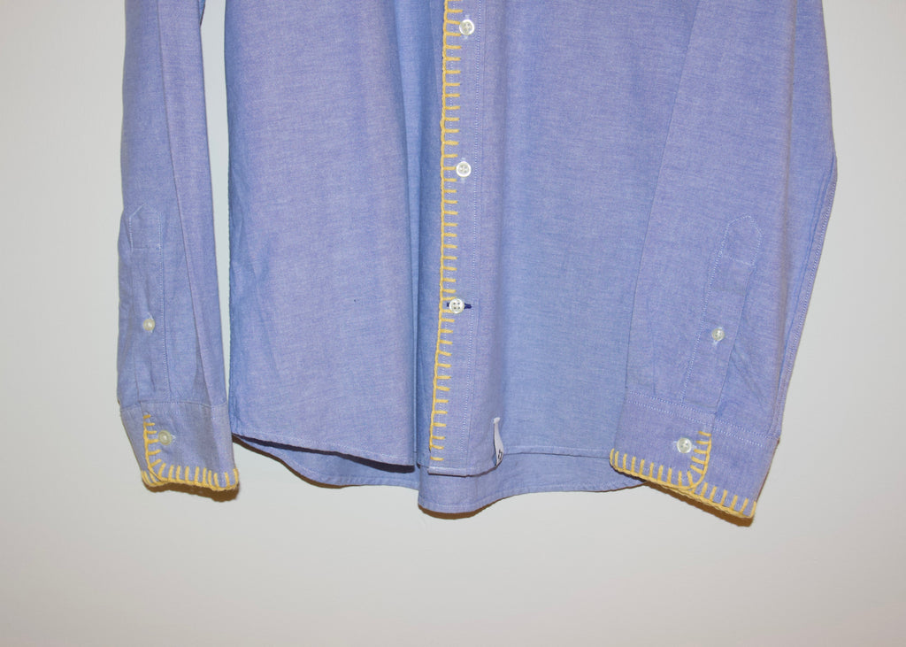 reworked dress shirt, L