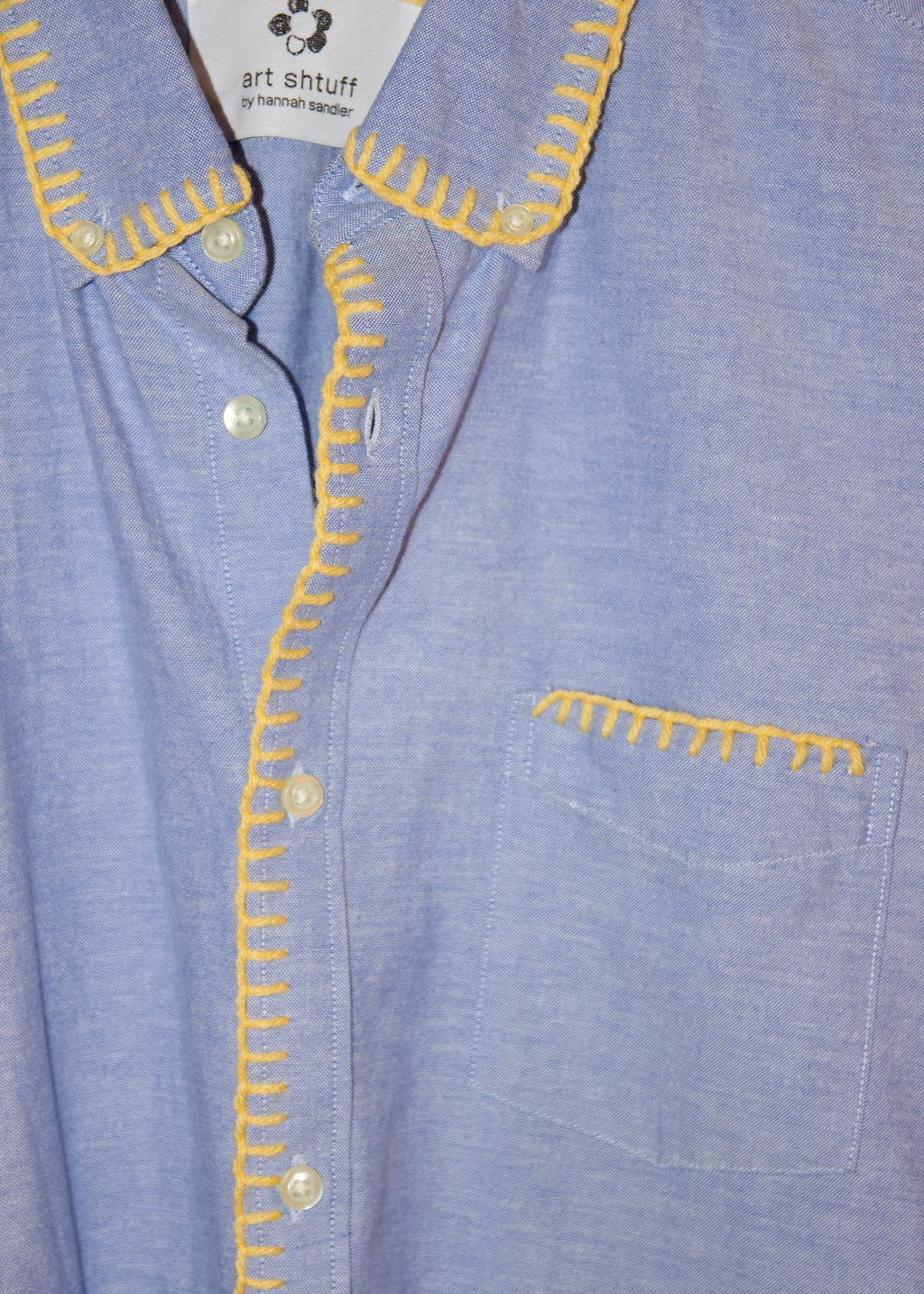 reworked dress shirt, L