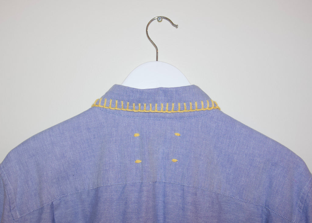 reworked dress shirt, L