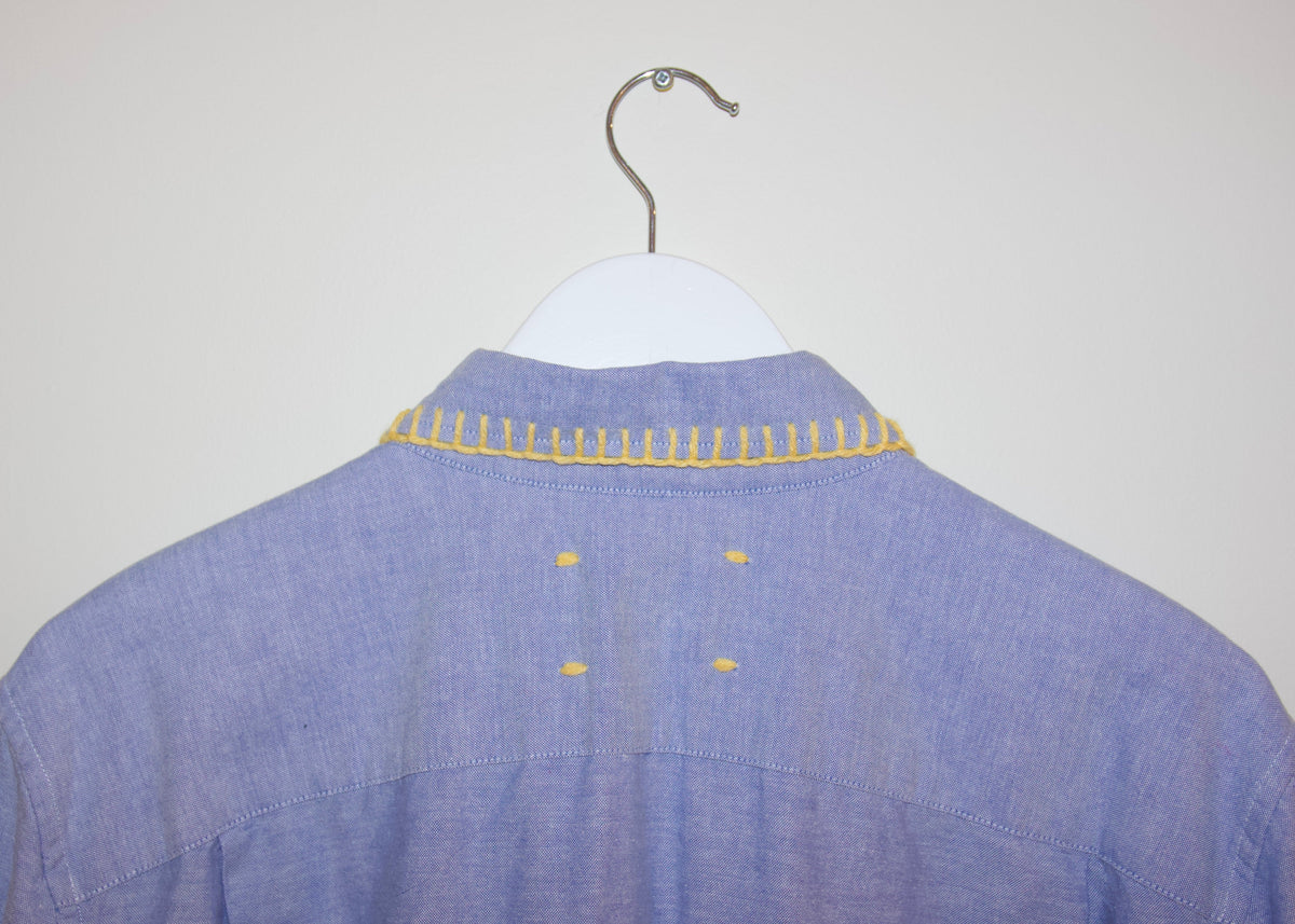 reworked dress shirt, L