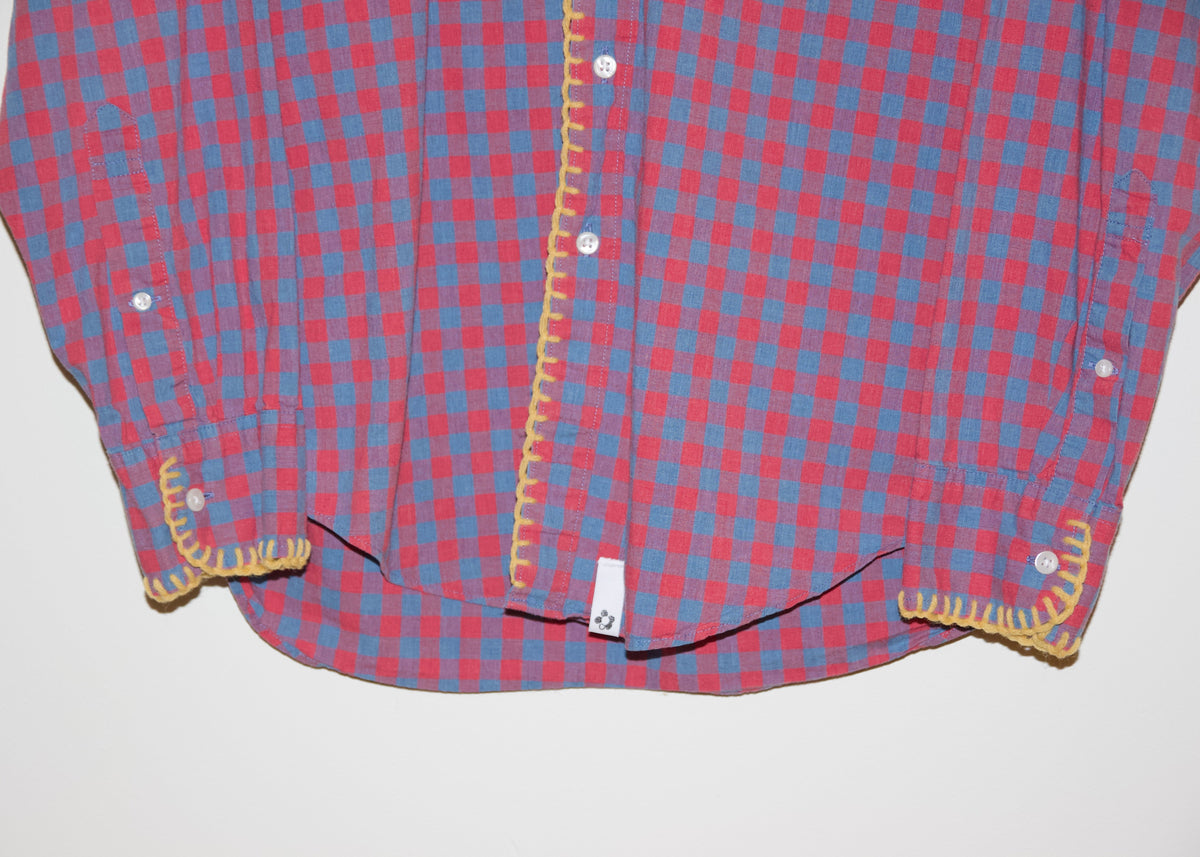 reworked dress shirt, S
