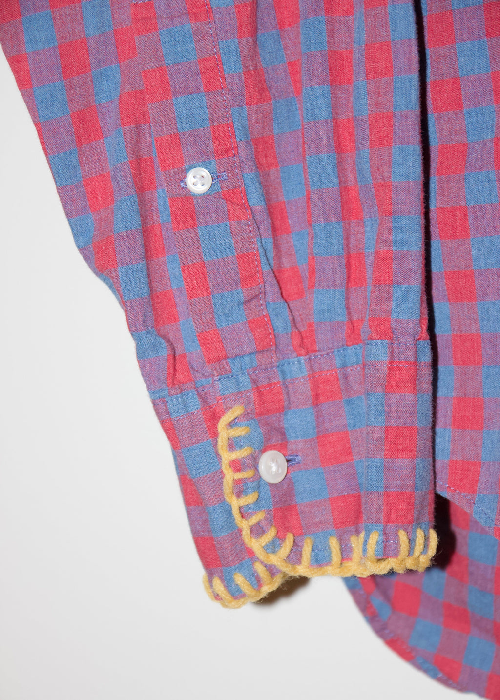 reworked dress shirt, S
