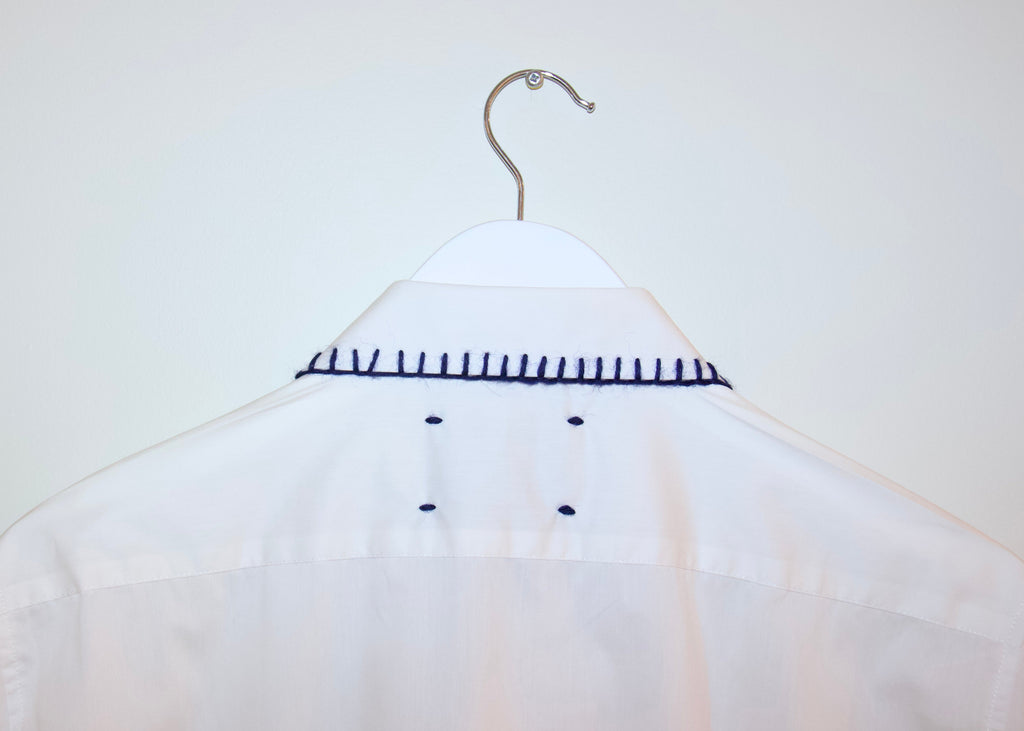 reworked dress shirt, M