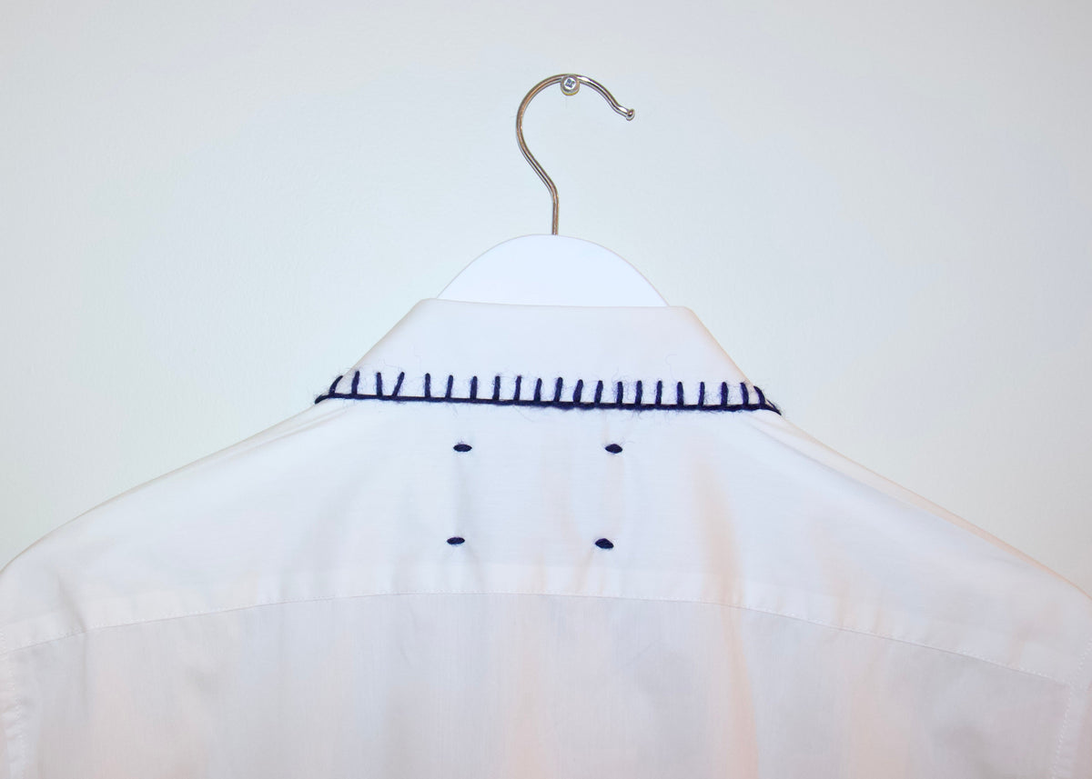 reworked dress shirt, M