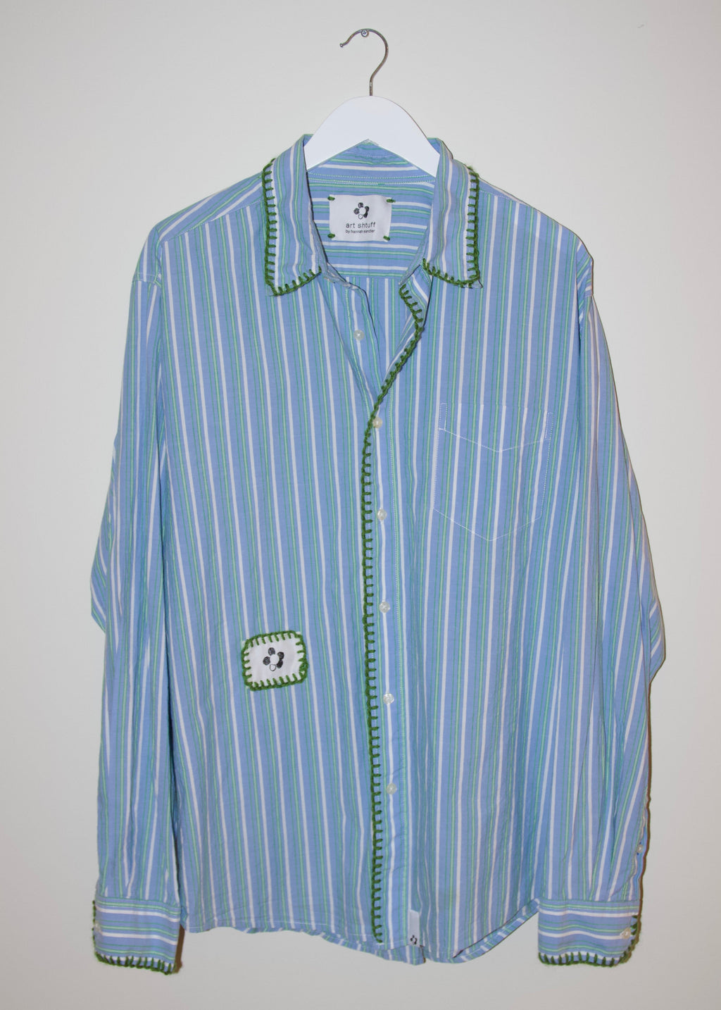 reworked dress shirt, L