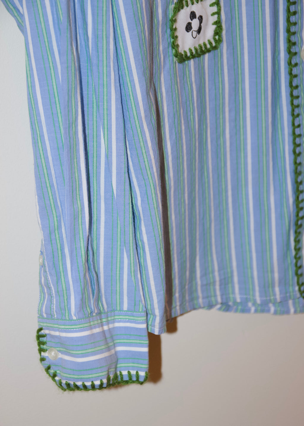 reworked dress shirt, L
