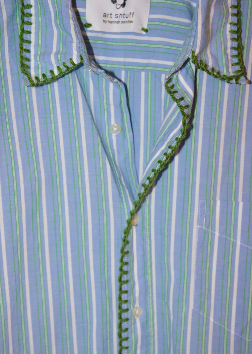 reworked dress shirt, L
