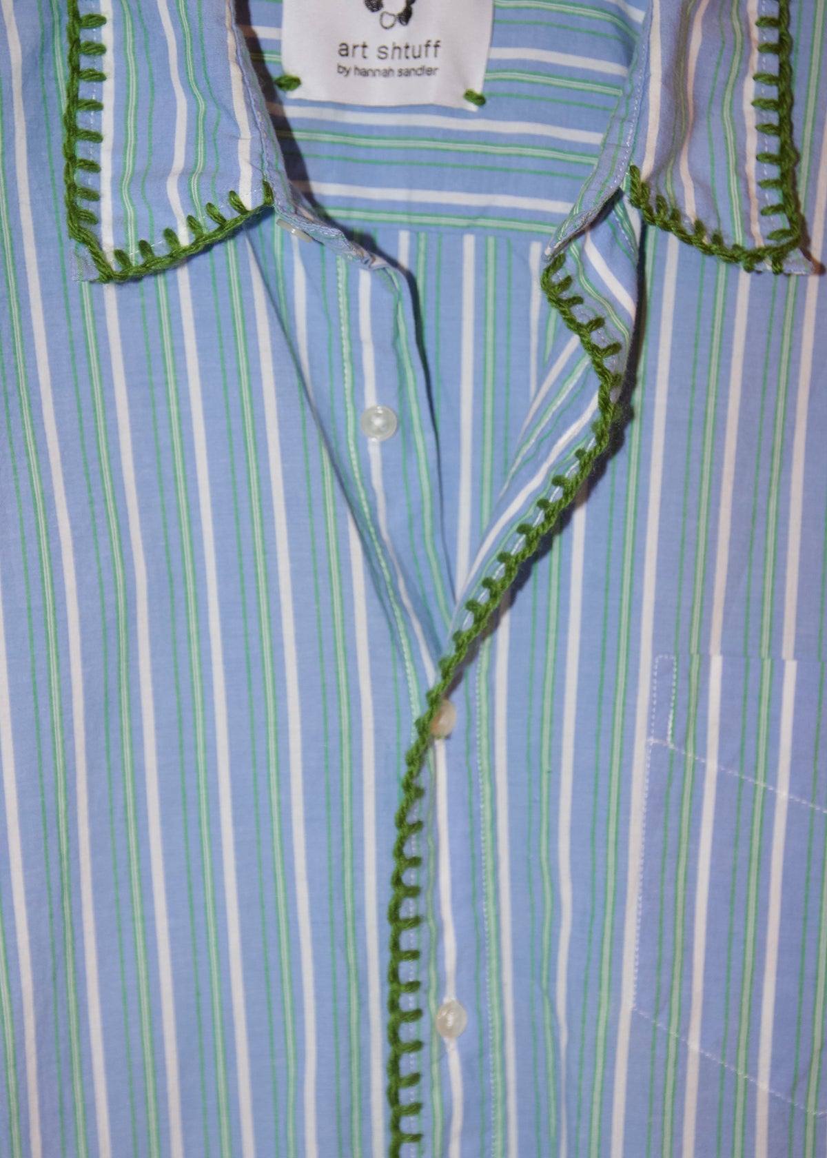 reworked dress shirt, L