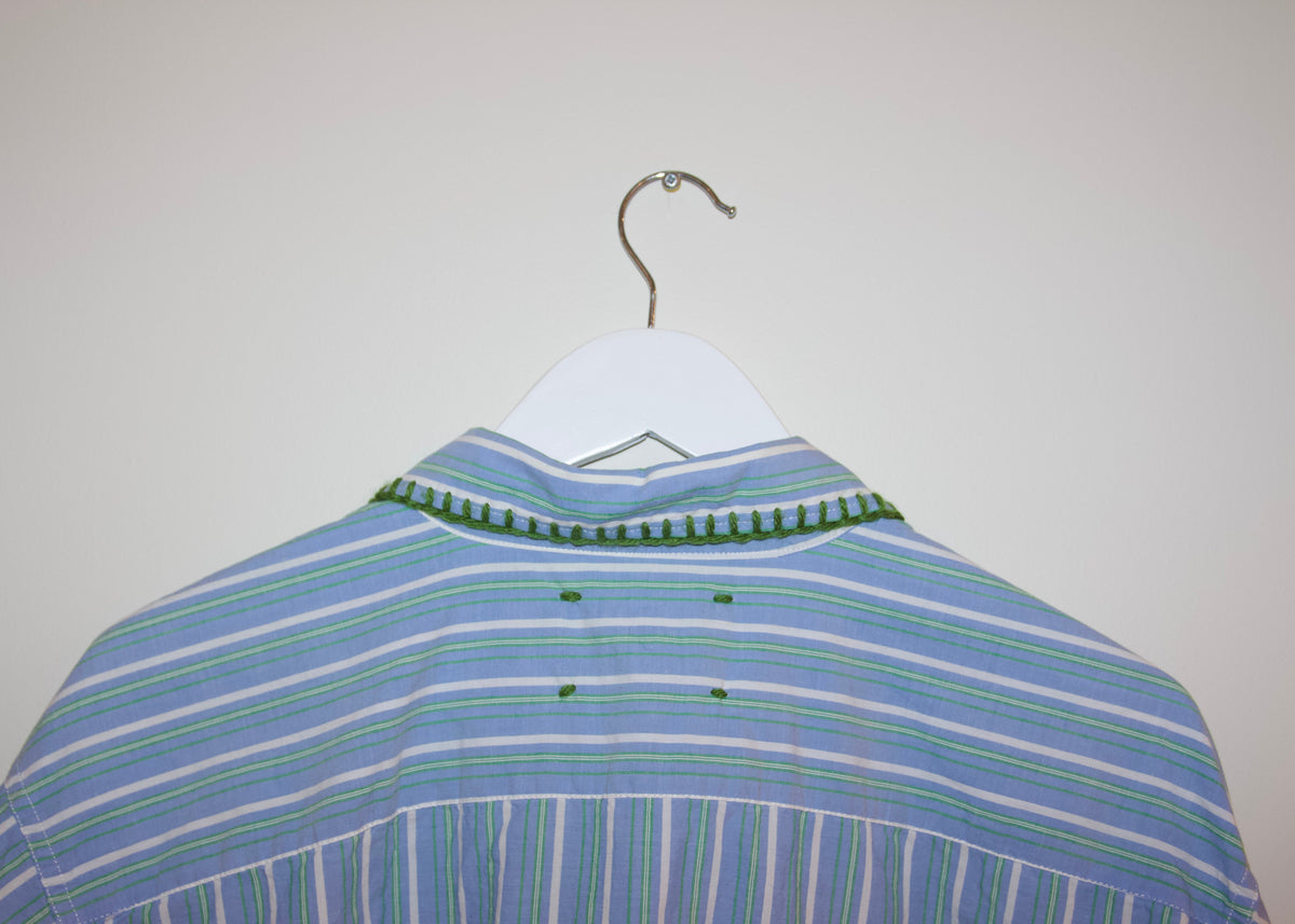 reworked dress shirt, L