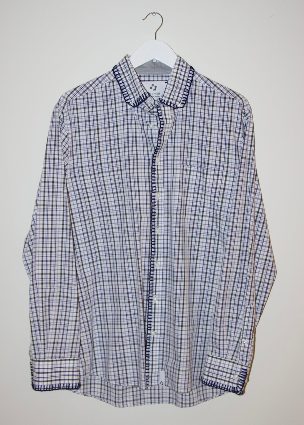reworked dress shirt, L