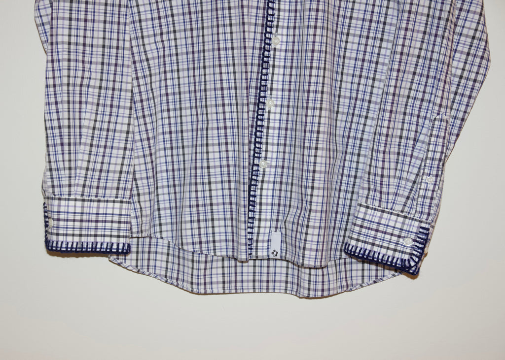 reworked dress shirt, L