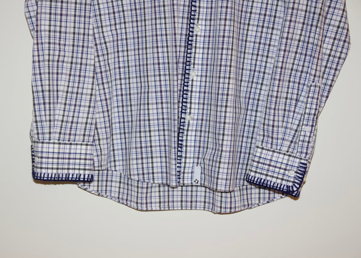reworked dress shirt, L