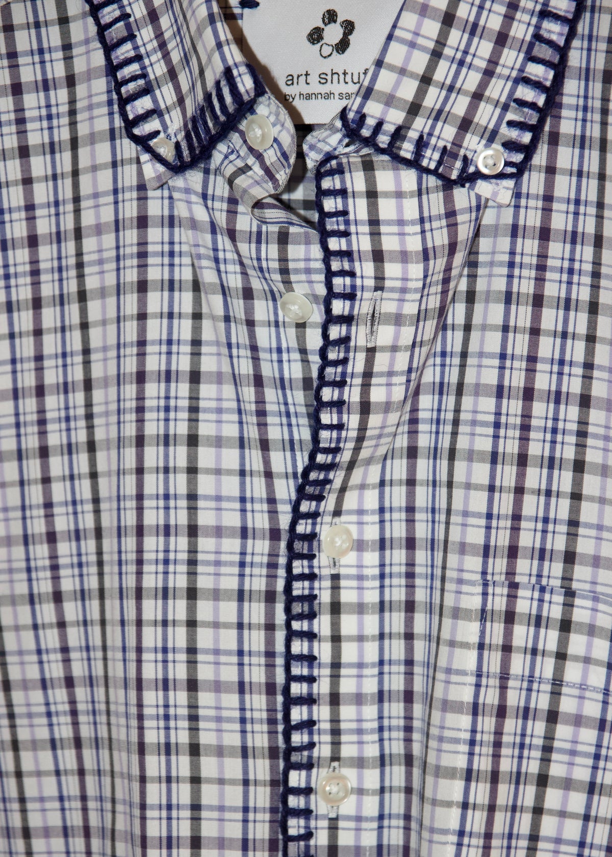 reworked dress shirt, L