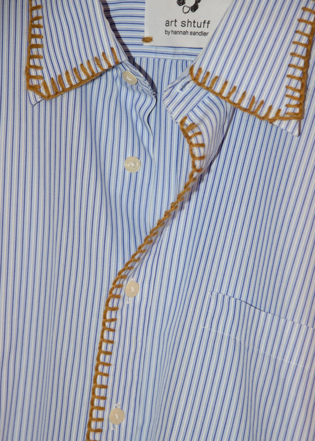reworked dress shirt, XL