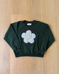 flower sweatshirt, S