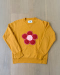 flower sweatshirt, XS