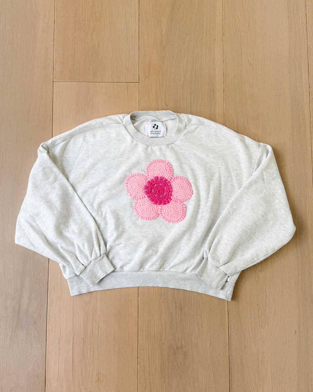 flower sweatshirt, M