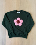 flower sweatshirt, M