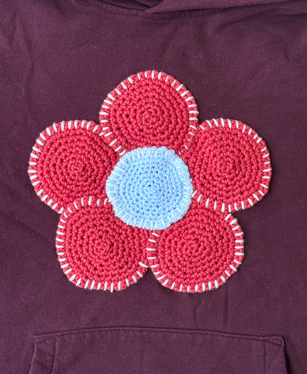 flower sweatshirt, M