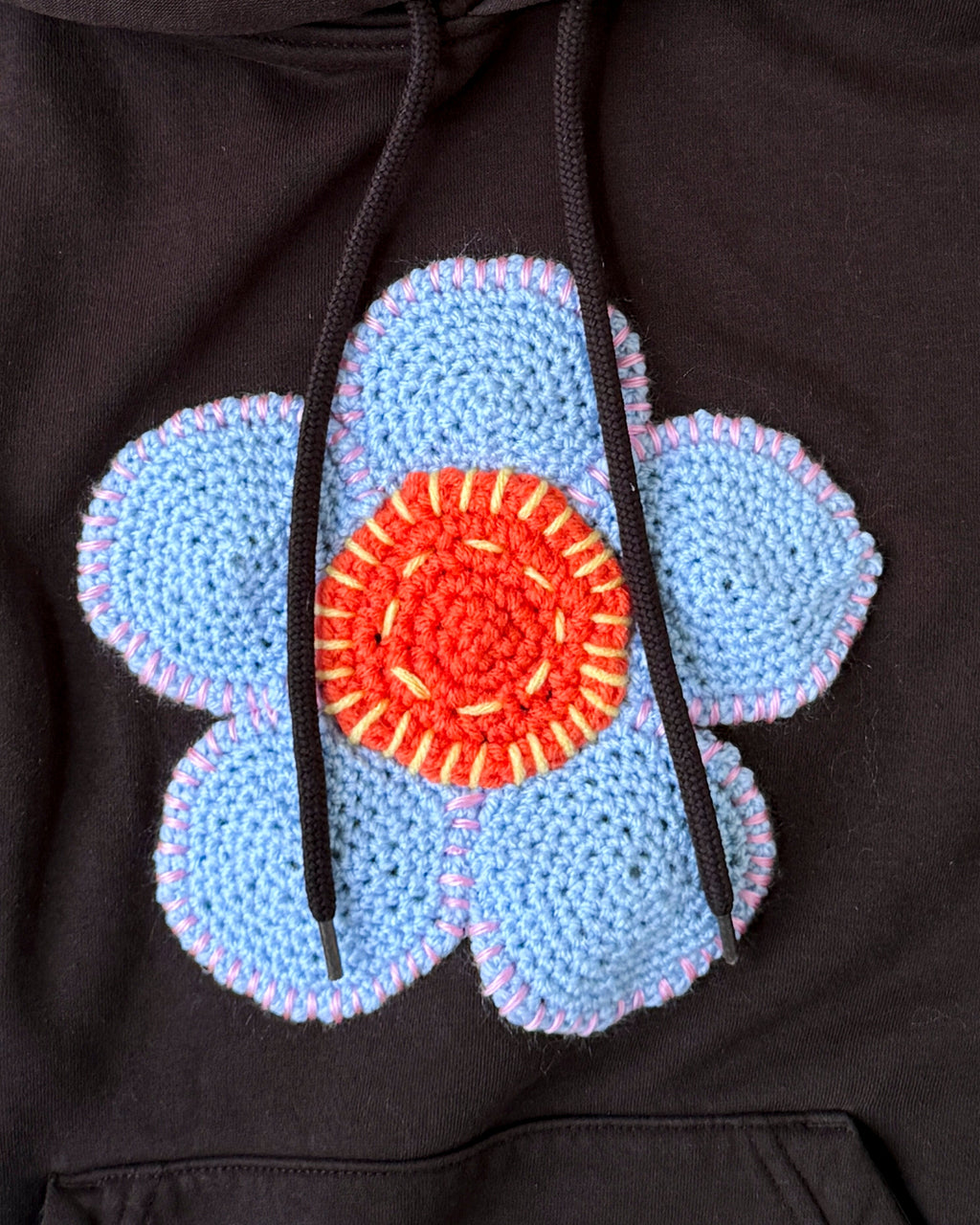 flower sweatshirt, S