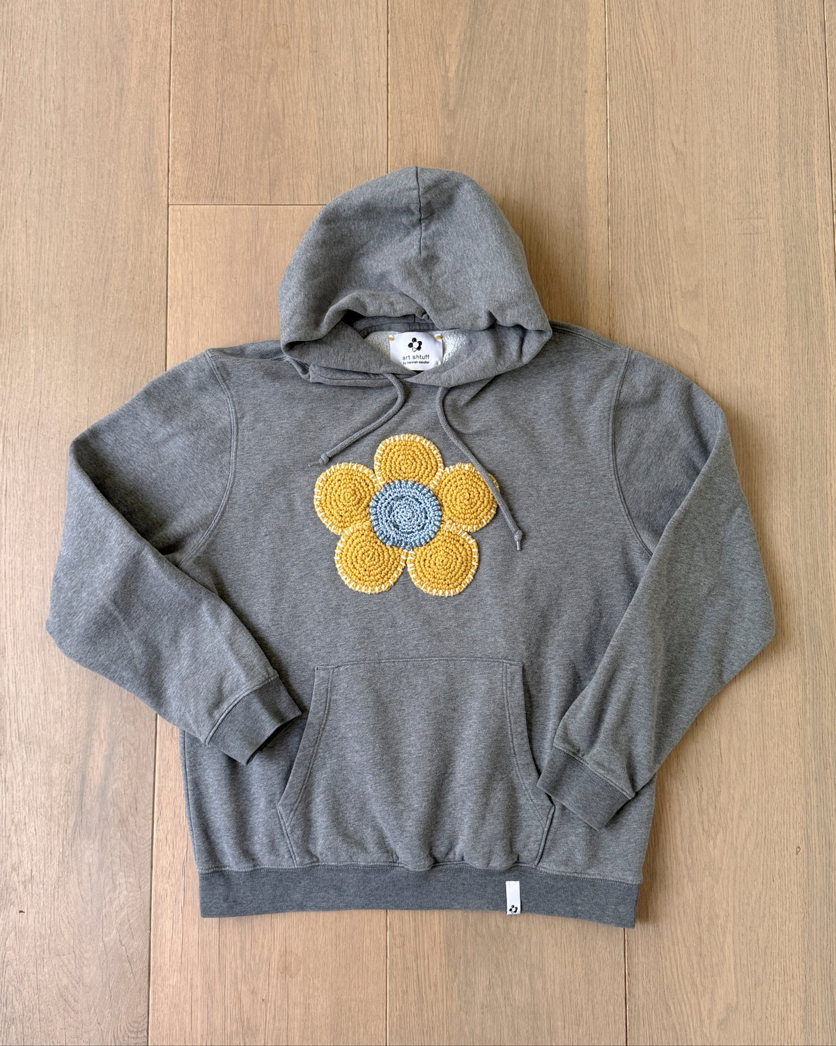 flower sweatshirt, L