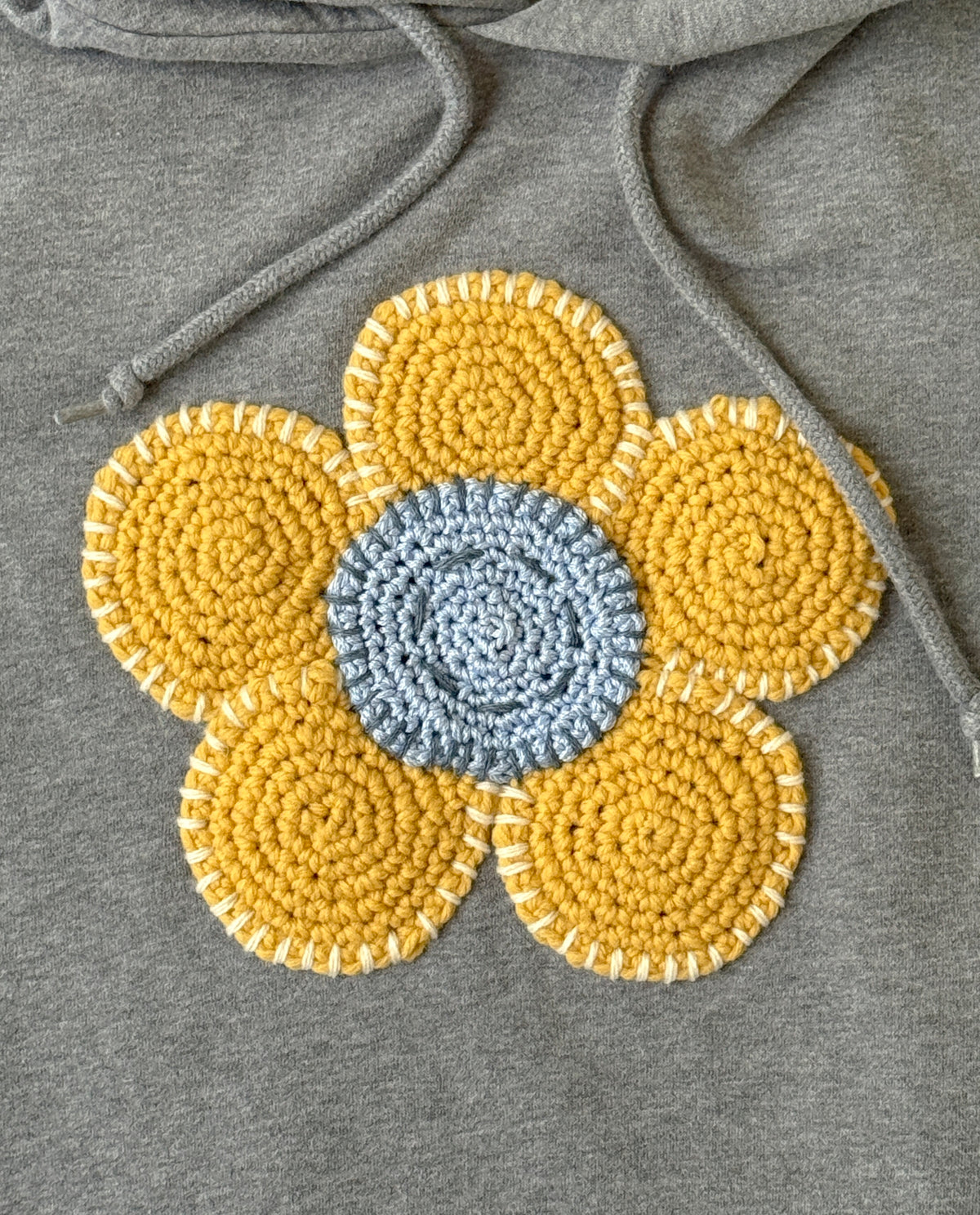 flower sweatshirt, L