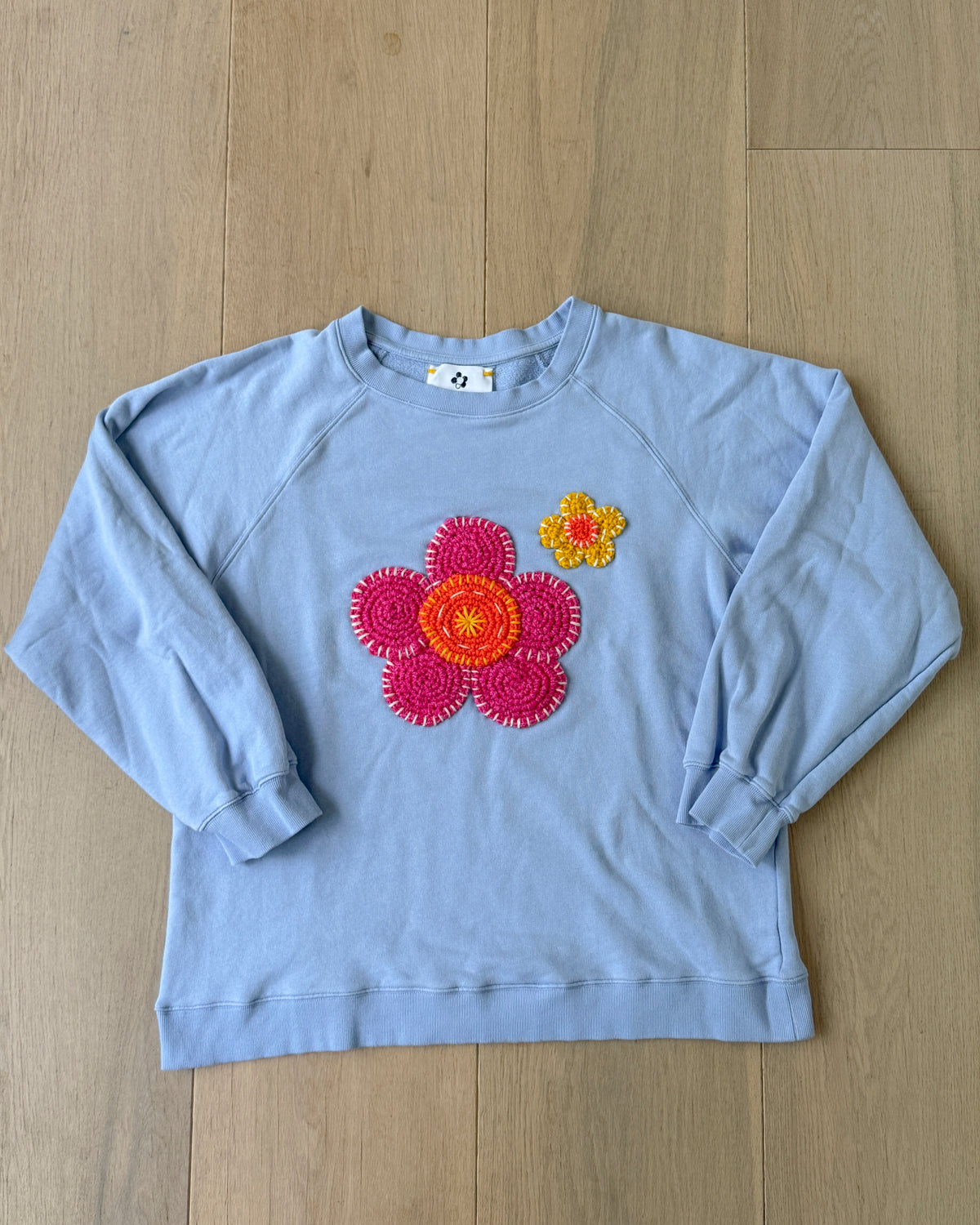 flower sweatshirt, XL