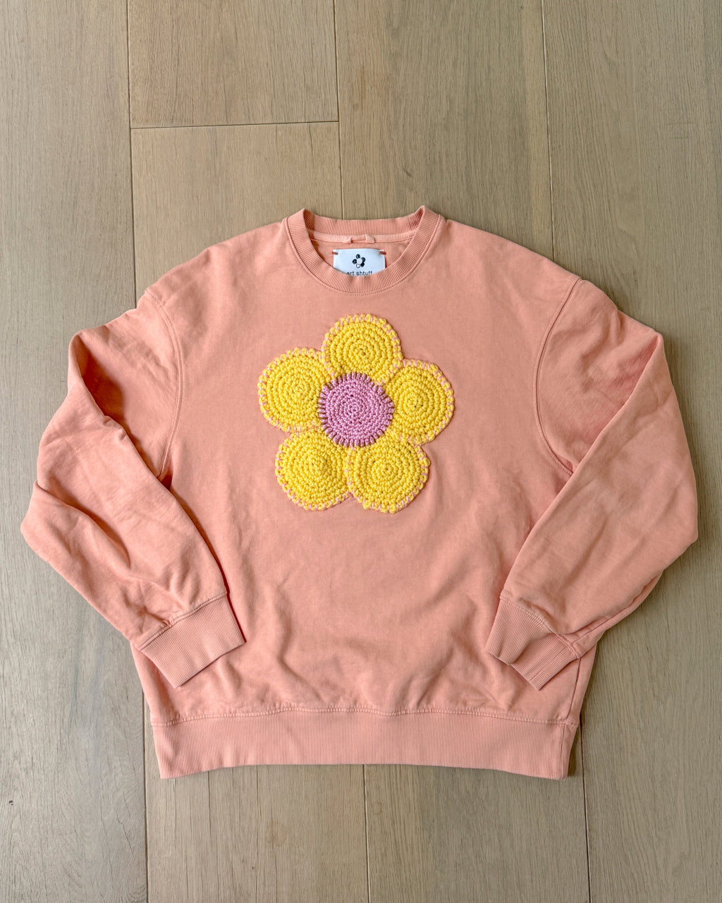 flower sweatshirt, XL