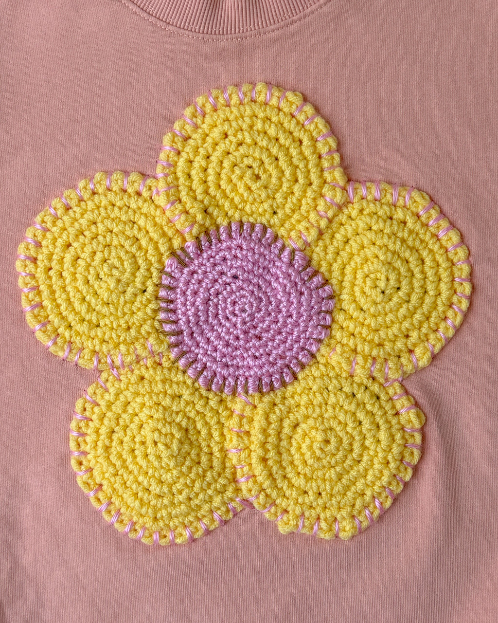 flower sweatshirt, XL