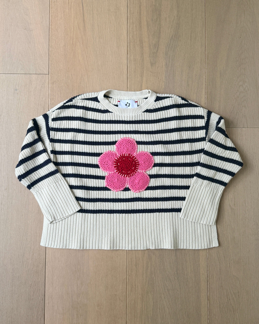 flower sweater, XL (12/13)