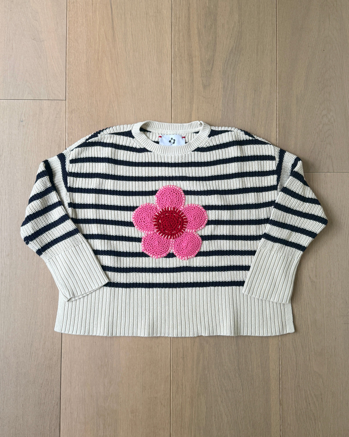 flower sweater, XL (12/13)