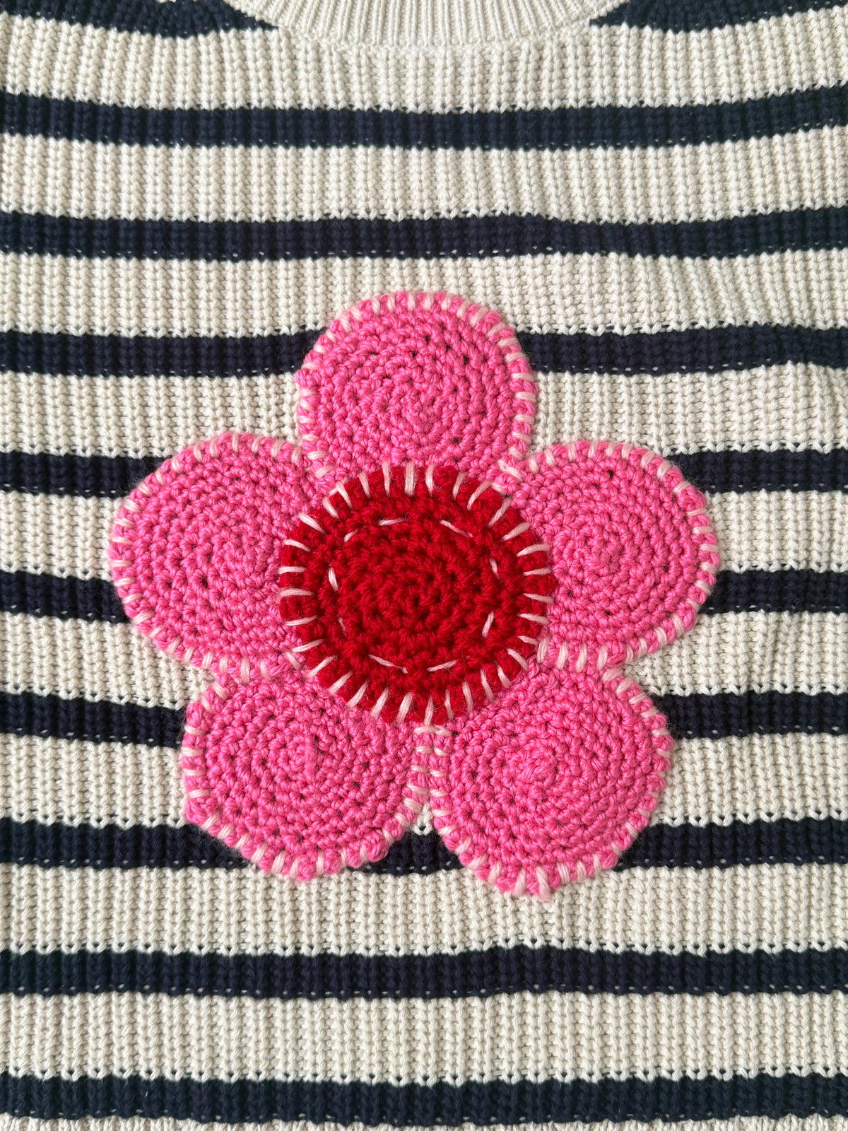 flower sweater, XL (12/13)