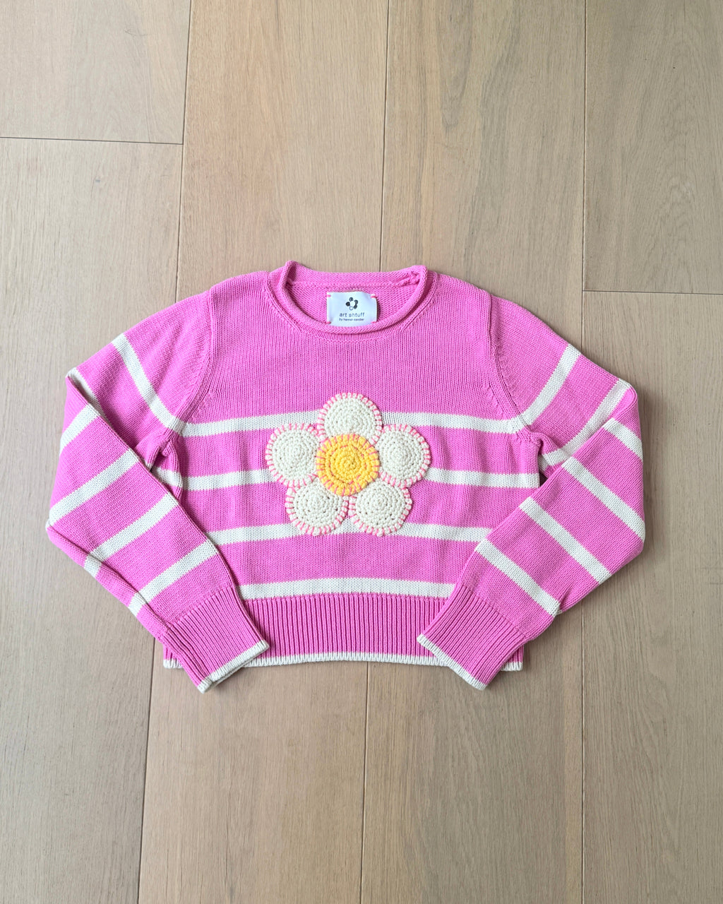 flower sweater, M (10-12)