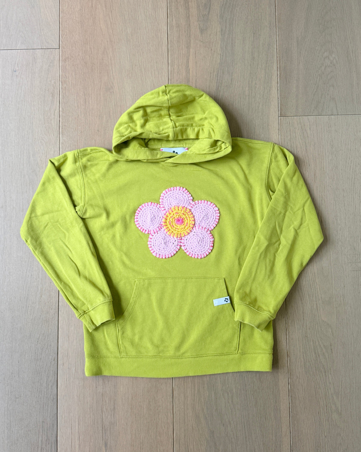 flower sweatshirt, XL (14/16)