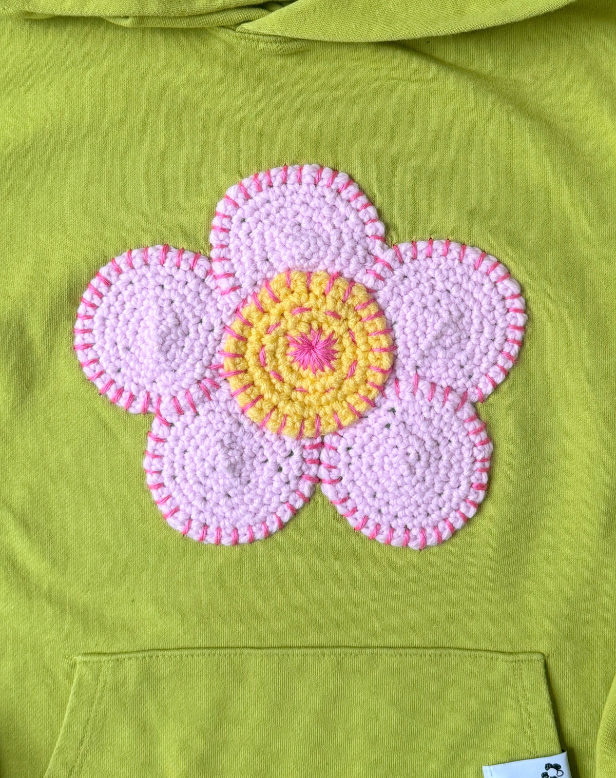flower sweatshirt, XL (14/16)
