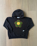 flower sweatshirt, M (8-9)
