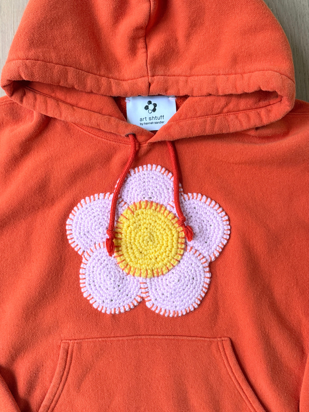 flower sweatshirt, M